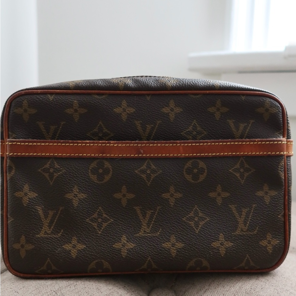 Louis Vuitton Dark Brown Monogram Toiletry Bag
